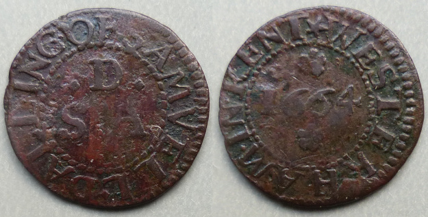 Westerham, Samuell Dalling 1664 farthing